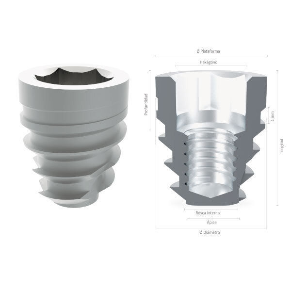 Imagen de IMPLANTE CONICO HI 5.0 X 5