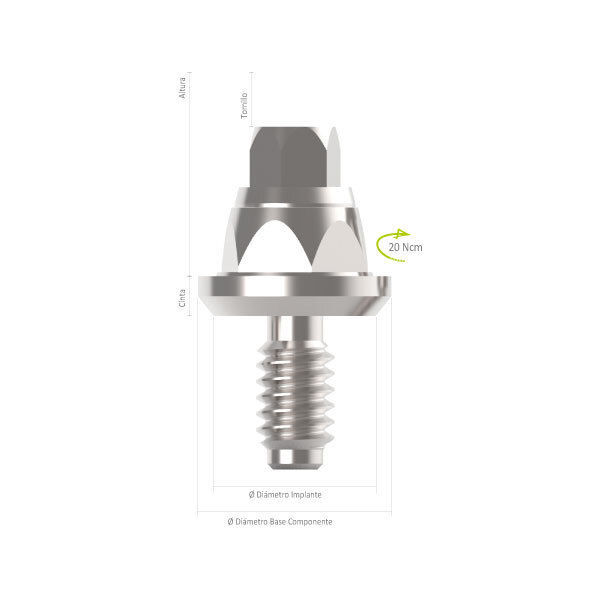 Imagen de CONICO ESTETICO RECTO HE 4.0X2