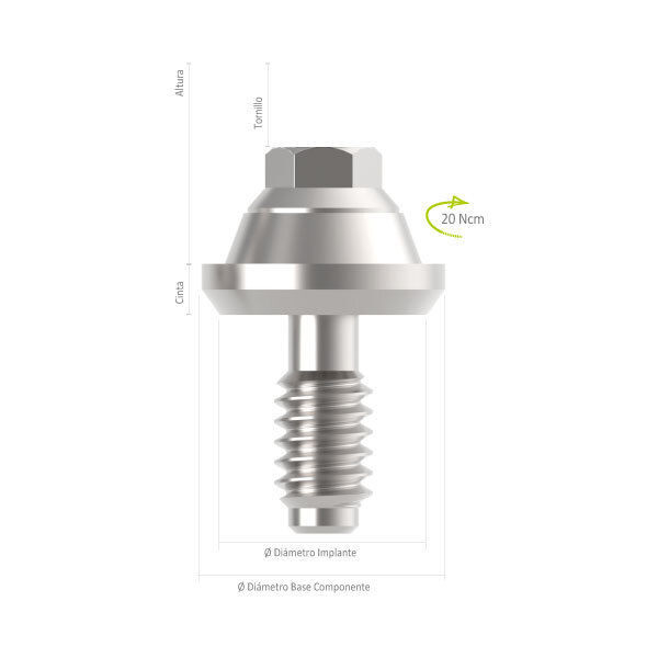 Imagen de MINI CONICO RECTO HE 4.0X1